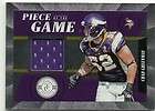 2011 Totally Certified Piece of the Game GU Jersey Chad Greenway 