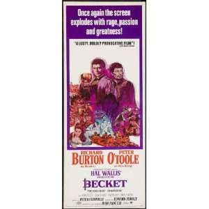  Becket Insert Movie Poster 14X36 #01