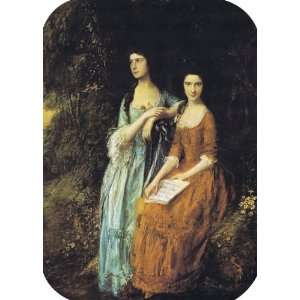  The Linley Sisters Thomas Gainsborough Art MOUSE PAD 