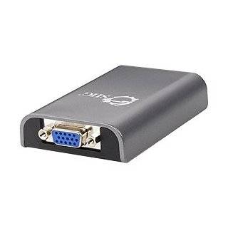 SIIG JU VG0012 S1 USB 2.0 to VGA Pro Adapter   Gray