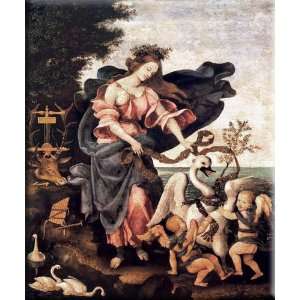   or Erato 13x16 Streched Canvas Art by Lippi, Filippino