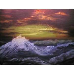  Fine Oil Painting, Ocean SO05 16x20