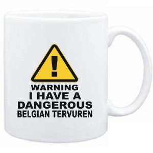   White  WARNING  DANGEROUS Belgian Tervuren  Dogs