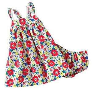  Baby Floral Sundress with Bloomers Size 12 Months by Chaps Baby