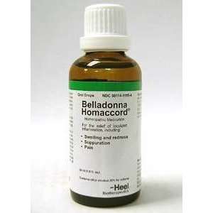  Heel/BHI Homeopathics Belladonna Homaccord 50 mL Health 