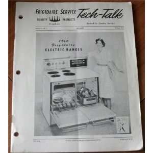  Frigidaire 1960 Electric Ranges Models RAW 3,  4, RS 10 60 