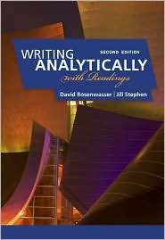 Writing Analytically with Readings, (0495910074), David Rosenwasser 