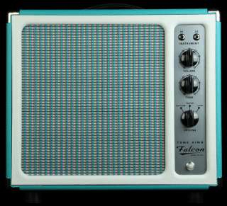 Tone King Falcon 1x10 Combo Amplifier Amp Turquoise/White  