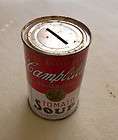 Campbells Tomato Soup Can Bank  