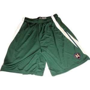  Notre Dame Womens Basketball Game Issued Green Shorts (L 