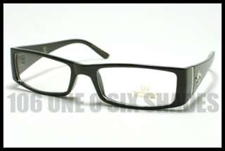   smart looking eyeglasses clear lens free black soft pouch included