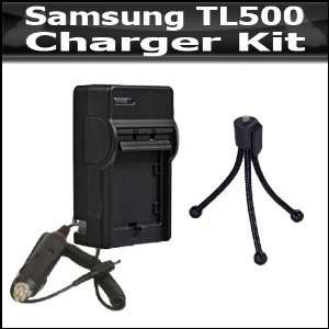  Charger Kit For Samsung TL500 Digital Camera Includes 