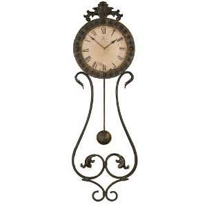  Pendulum Scroll Decoative Wall Clock