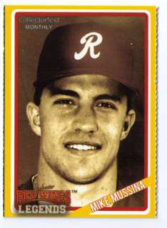 Rochester Red Wings Mike Mussina NY New York Yankees  