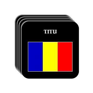  Romania   TITU Set of 4 Mini Mousepad Coasters 