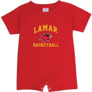  Lamar Cardinals Red Basketball Arch Baby Romper Sports 