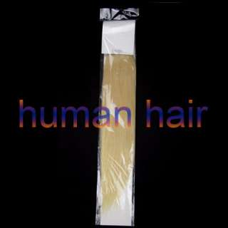 200 Strands 20 U tip Human Hair Extensions #1B   