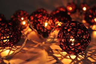  mood for a little romance and relaxation with our rattan ball lights 