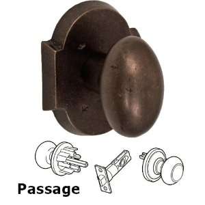 Passage sandcast bronze potato knob with sandcast bronze scalloped ros
