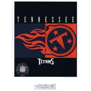  NFL Football Tennessee Titans Blanket All Pro Twin 60 X 80 