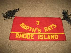 WWII US Vets Garrison Hat Barths Rats Rhode Island  