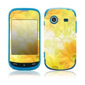  Samsung Character Decal Skin Sticker   Yellow Flowers 