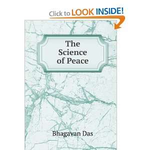  The Science of Peace Bhagavan Das Books