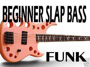 Beginners Funk Groove Slap & Pop Bass Guitar DVD VIDEO.  