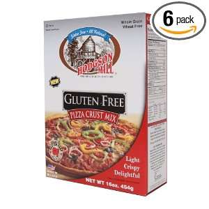 Hodgson Mill Gluten Free Pizza Crust Mix, 16 Ounce (Pack of 6)