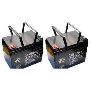  Pride Victory 9 Three Wheel Replacement Batteries (2 