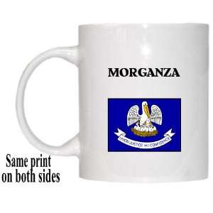    US State Flag   MORGANZA, Louisiana (LA) Mug 