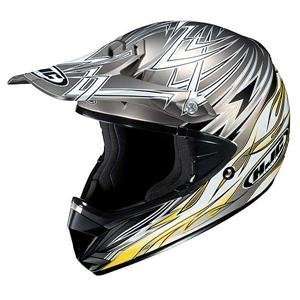  HJC CL X5 N8 Dawg III Helmet   X Large/Silver Automotive