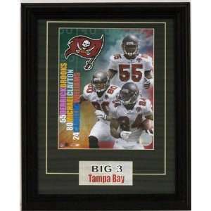  Tampa Bay Buccaneers Big 3 8 x 10 Photograph in an 11 