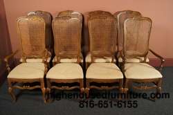 THOMASVILLE Chateau Provence French Cane Back Chairs  