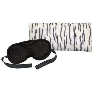   Therapeutic Eye Mask, Black and Eye Pillow, Zebra, Set of 2 Beauty