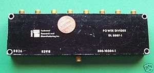 DL808F broadband 8 way power divider 20 MHz   2 GHz  