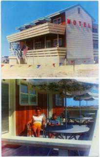 Garrisons Motel ~BEACH HAVEN INLET NJ~ Great Old Postcard  