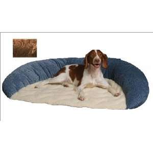  Microfiber Bolster Dog Beds Brown 35 x 54 Pet 
