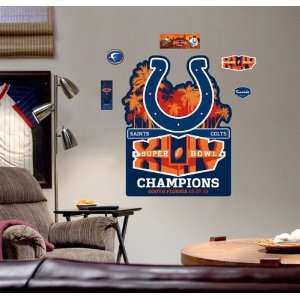   Colts Super Bowl XLIV Champions Logo Fathead