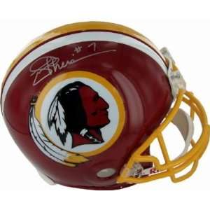  Signed Joe Theismann Helmet   Replica