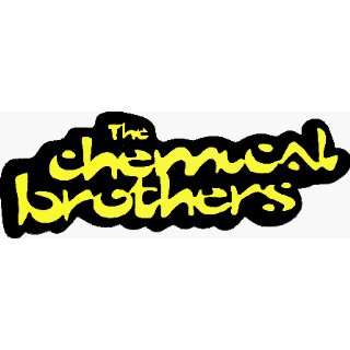  The Chemical Brothers   Yellow Logo on Black   Sticker 