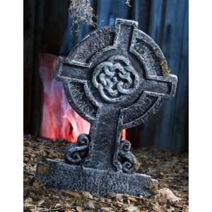   Lets Party By Amscan 22 Mossy Celtic Cross Tombstone 