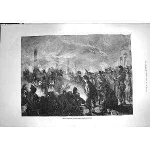  1871 French Prisoners Orleans Railway Station War