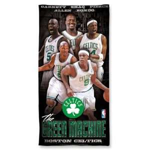 Boston Celtics Green Machine Beach Towel  Sports 