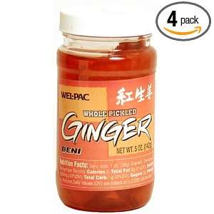 Welpac Whole Pickled Ginger, 5 Ounce Grocery & Gourmet Food