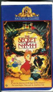DON BLUTH PRODUCTION THE SECRET OF NIMH 1982 027616512031  
