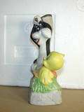 1979 Warner Bros Sylvester Tweety Bird Porcelain Figure  
