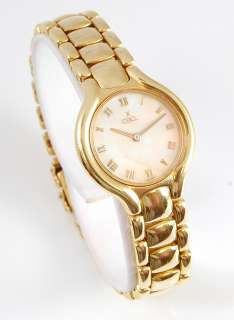 Ebel Beluga 18K Yellow Gold Lady Watch Mother of Pearl  