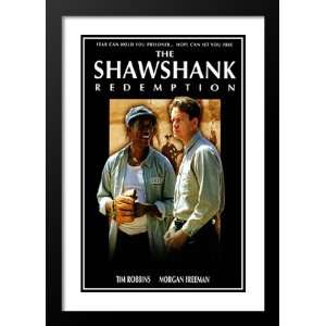 The Shawshank Redemption 20x26 Framed and Double Matted Movie Poster 