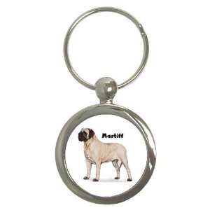  Mastiff Key Chain (Round)